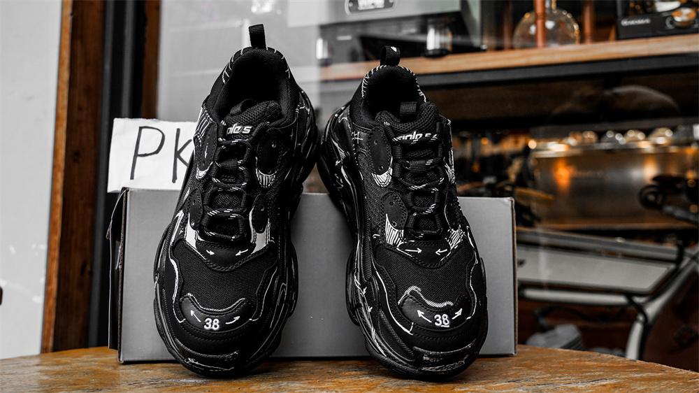 PK GOD Triple S Sketch sneakers RETAIL MATERIALS READY TO SHIP